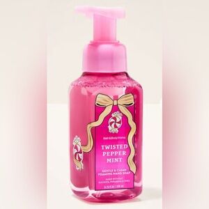 Bath & Body Works Twisted Peppermint Gel and Foaming Hand Soap Bundle